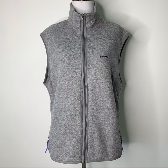 Patagonia Synchilla Men's Feather Grey Better Sweater Vest Size Large - Picture 1 of 16